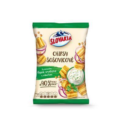 LUPIENKY SLOVAKIA CHIPS ŠOŠOVICOVÉ KYSLÁ SMOT. S CIBUĽKOU 65g