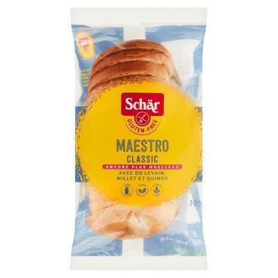 CHLIEB MAESTRO CLASSIC KRÁJANÝ BEZLEPKOVÝ 300g SCHÄR