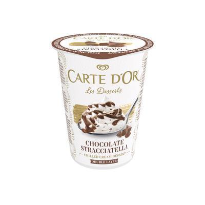 DEZERT Z KYSLEJ SMOTANY CARTE D’OR ČOKOLÁDA-STRACCIATELLA 140g OLMA