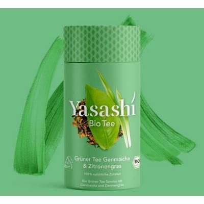 ČAJ ZELENÝ BIO GENMAICHA & LEMONGRASS 28g YASASHI
