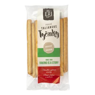 TYČINKY TALIANSKE GRAHAMOVÉ 100g ERI BAKERY