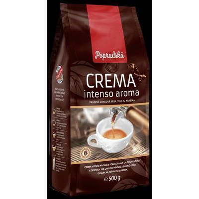 KÁVA ZRNKOVÁ CREMA INTENSO ARABIKA 500g POPRAD