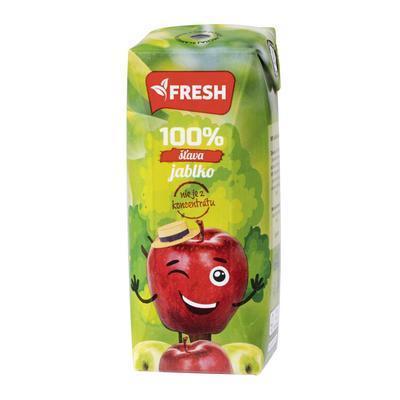 DŽÚS JABLKO 100% 0.25l FRESH