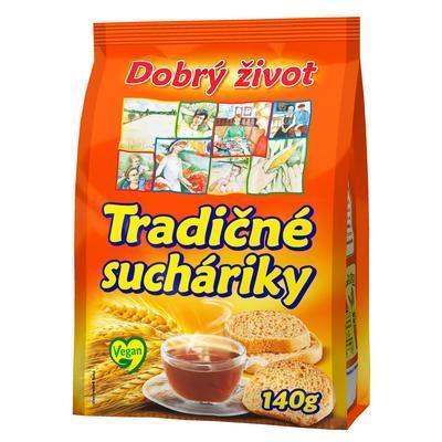 SUCHÁRIKY TRADIČNÉ 140g DOBRÝ ŽIVOT