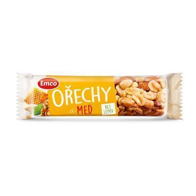 TYČINKA EMCO ORECHY MED 35g BEZLEP