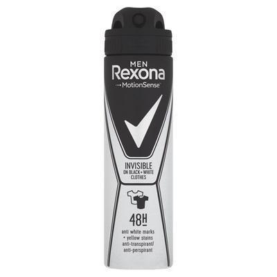 ANTIPERSPIRANT SPREJ REXONA MEN INVISIBLE BLACK+WHITE 150ml PÁNSKY