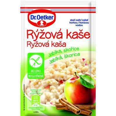 KAŠA RYŽOVÁ JABLKO ŠKORICA 52g OETKER BEZLEPKOVÁ