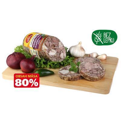 TLAČENKA VIDIECKA MINI 450g 80% PODIEL MÄSA KRÁSNO