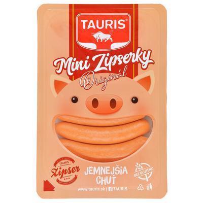 PÁRKY MINI ZIPSERKY OA 200g 71% PODIEL MÄSA TAURIS