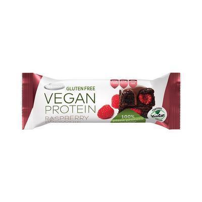 TYČINKA PROTEIN VEGAN RASPBERRY BROWNIE 40g TEKMAR BEZLEP