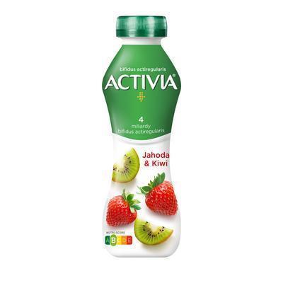 NÁPOJ ACTIVIA JAHODA-KIWI 280g
