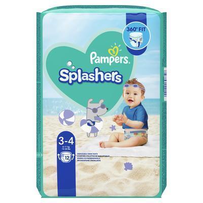 PLIENKY PAMPERS PANTS SPLASHER DO VODY CP S3-4 6-11kg 12ks
