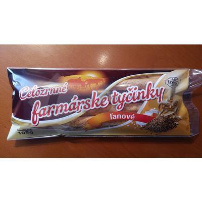 TYČINKY CELOZRNNÉ ĽANOVÉ 105g FARMÁRSKE INWEX