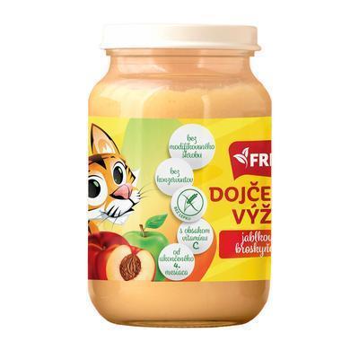 DETSKÁ VÝŽIVA JABLKO-BROSKYŇA 190g FRESH