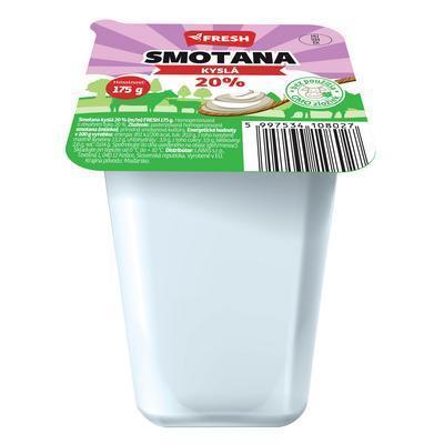 SMOTANA KYSLÁ 20% 175g FRESH