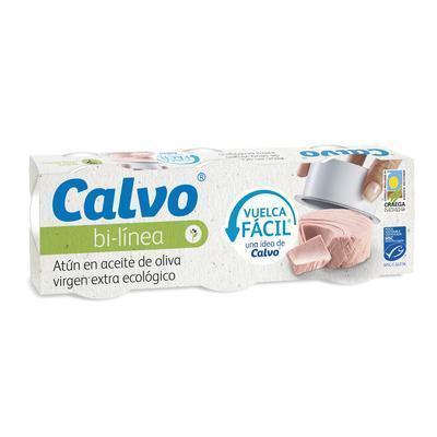 TUNIAK V BIO EXTRA VIRGIN OLIVOVOM OLEJI 3x65g / PP 156g CALVO