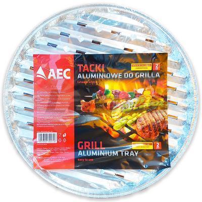 TÁCKA NA GRIL 2ks OKRÚHLA AEC