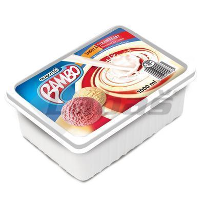 MRAZENÁ ZMRZLINA BAMBO VANILLA-JAHODA 1000ml AUGUSTO