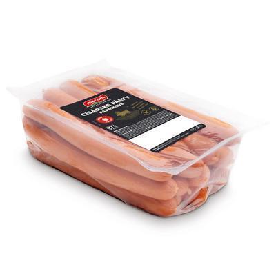 PÁRKY PAPRIKOVÉ CISÁRSKE cca 800g /VÁHA/ 97% PODIEL MÄSA MECOM