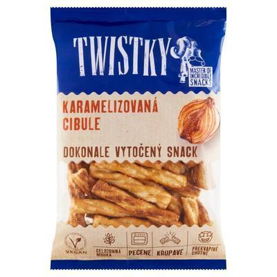 SNACK SLANÝ TWISTKY PEČENÉ & KARAMELIZOVANÁ CIBUĽA 160g