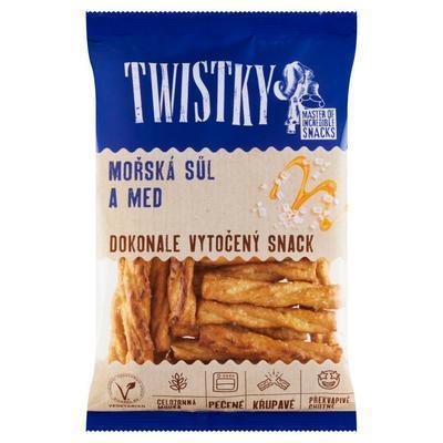 SNACK SLANÝ TWISTKY PEČENÉ & MORSKÁ SOĽ-MED 160g