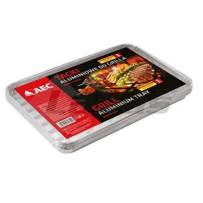 TÁCKA NA GRIL 5ks HRANATÁ 34,4cm x 22,7cm 56mi ALU AEC
