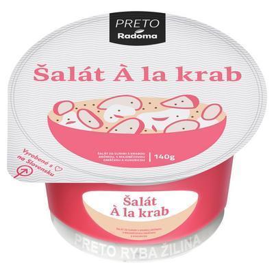 ŠALÁT A LA KRAB 140g PRETO RYBA ŽILINA