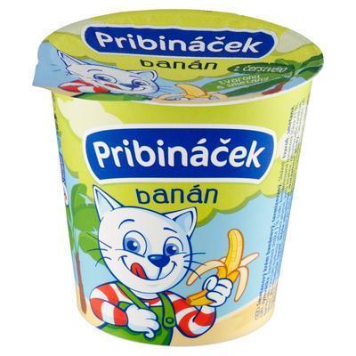 PRIBINÁČEK BANÁN VEĽKÝ 125g BEZLEP