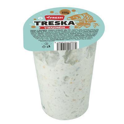 ŠALÁT TRESKA V MAJONÉZE 400g FRESH