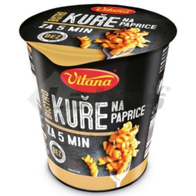 HOTOVÉ JEDLO INST. CESTOVINY KURA NA PAPRIKE BISTRO CUP 72g VITANA