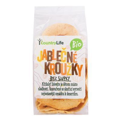 KRÚŽKY JABLČNÉ SUŠENÉ BIO BEZ ŠUPKY 60g COUNTRY LIFE