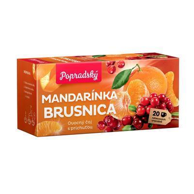 ČAJ OVOCNÝ MANDARÍNKA - BRUSNICA 40g POPRAD