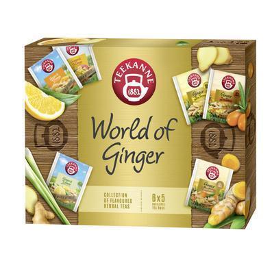 ČAJ DARČEK. BALENIE OVOCNÝ WORLD OF GINGER - ZÁZVOR 55g TEEKANNE