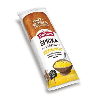 ŠPIČKA PĽUNDROVÁ S NÁPLŇOU KRÉMOVOU 100g