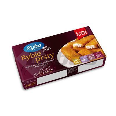 MRAZENÉ RYBIE PRSTY EXKLUSIV 250g NEMLETÉ RYBA