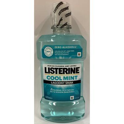 VODA ÚSTNA LISTERINE 500ml COOL MINT ZERO