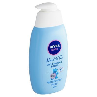 ŠAMPÓN A JEMNÝ KÚPEĽ NIVEA BABY 500ml