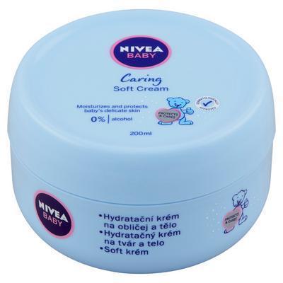 KRÉM NA TVÁR A TELO NIVEA BABY SOFT 200ml