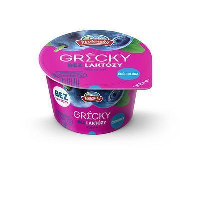 JOGURT GRÉCKY ČUČORIEDKA 125g BEZLAKTÓZOVÝ ZVOLENSKÝ