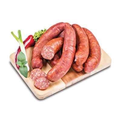 KLOBÁSA REGEŤOVSKÁ ZLATÁ cca 1100g /VÁHA/ CIMBAĽÁK 53% PODIEL MÄSA