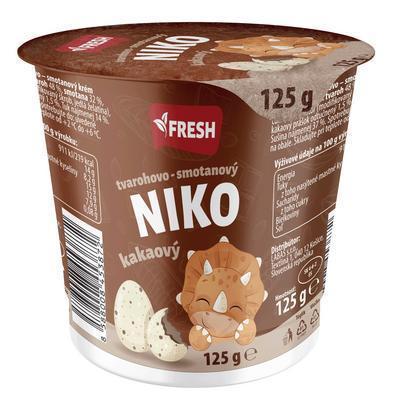 DEZERT NIKO TVAROHOVOVÝ KAKAO 125g FRESH