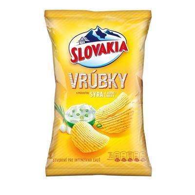 LUPIENKY SLOVAKIA CHIPS VRÚBKY SYR A JARNÁ CIBUĽKA 120g