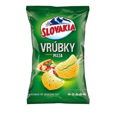 LUPIENKY SLOVAKIA CHIPS VRÚBKY PIZZA 120g