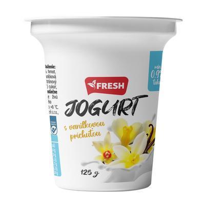 JOGURT VANILKA 125g FRESH