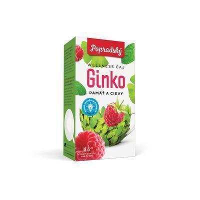 ČAJ BYLINNÝ GINKO PAMÄŤ A PREKRVENIE WELLNESS 27g POPRAD