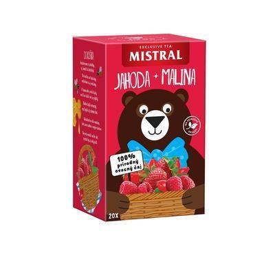 ČAJ OVOCNÝ JAHODA MALINA 44g MISTRAL HB POPRAD