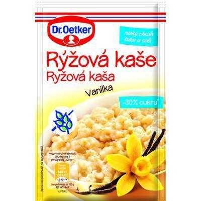 KAŠA RYŽOVÁ VANILKA 50g OETKER BEZLEPKOVÁ
