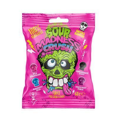 CUKRÍKY EXTRA KYSLÉ CRUSH SOUR MADNESS 60g HALLOWEEN