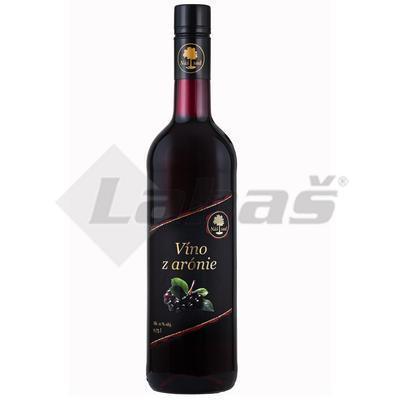 VÍNO OVOCNÉ ARÓNIOVÉ 0.75l POLOSLADKÉ NÁŠ SAD