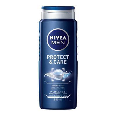 GÉL SPRCHOVÝ NIVEA MEN PROTECT&CARE 500ml PÁNSKY